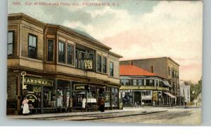 PROVIDENCE RI Street Scene c1910 Postcard