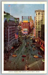 Times Square, New York City - Pepsi Cola Service Men Center - Postcard