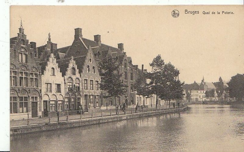 Belgium Postcard - Bruges - Qual de la Pterie   U368