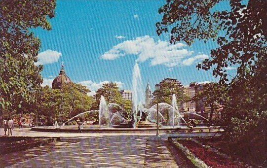 Logan Circle And The Beautiful Swann Memorial Fountain Philadelphia Pennsylvania