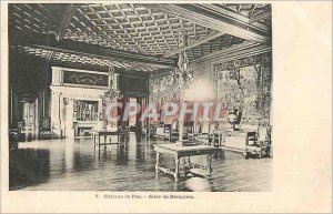 Old Postcard Chateau de Pau Reception furniture