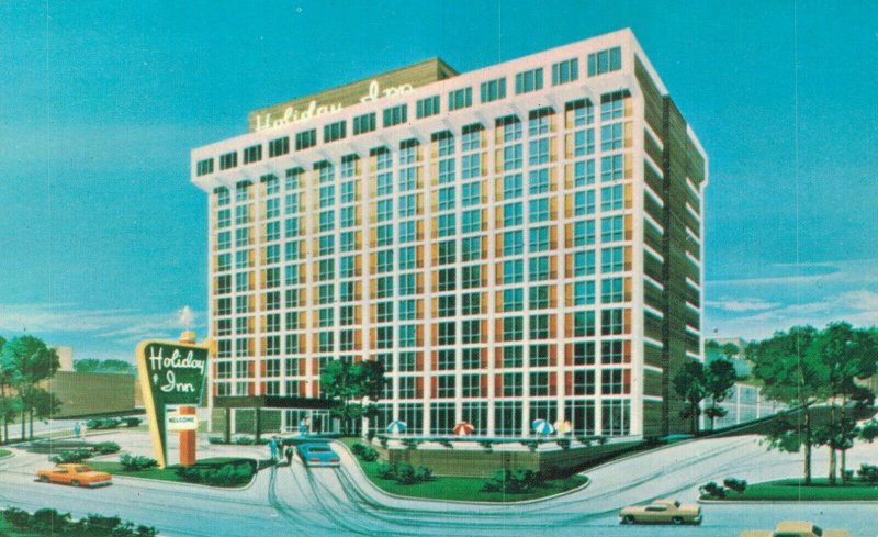 USA Holiday Inn North Bergen New Jersey Chrome Postcard 07.89