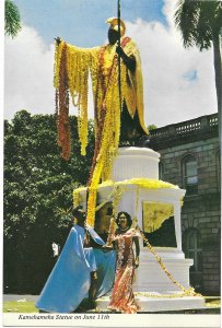 King Kamehameha Statue on June 11th Oahu Hawaii  4 by 6