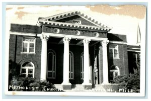 1956 Methodist Church Cleveland Mississippi RPPC Photo Myrtle Martin Postcard 