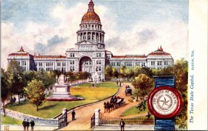 Oilette State Capitols Postcard Texas State Capitol in Austin, Texas Unused