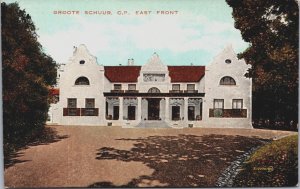 South Africa Groote Schuur Cape Town East Front Postcard C071