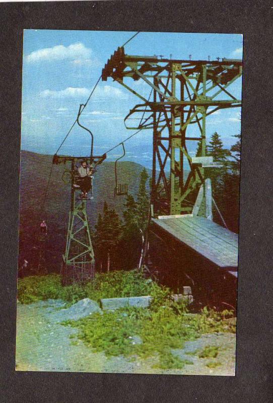 VT Skylift Ski Lift Mt Mount Mansfield Skiing Resort Underhill Vermont Postcard