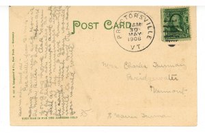 VT - Bellows Falls. Connecticut River Looking North ca 1906