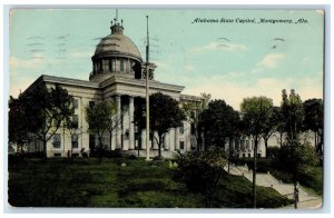 1911 Alabama State Capitol Building Montgomery Alabama AL Antique Postcard 