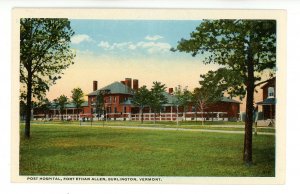 VT - Burlington. Fort Ethan Allen, Post Hospital