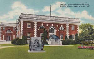 NORFOLK, Virginia, 1930-1940s; Administration Building Norfolk Naval Base