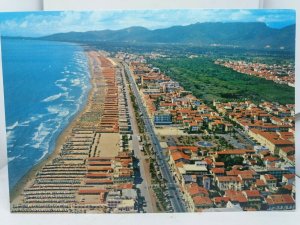 Vintage Postcard Viareggio Italy Aerial View