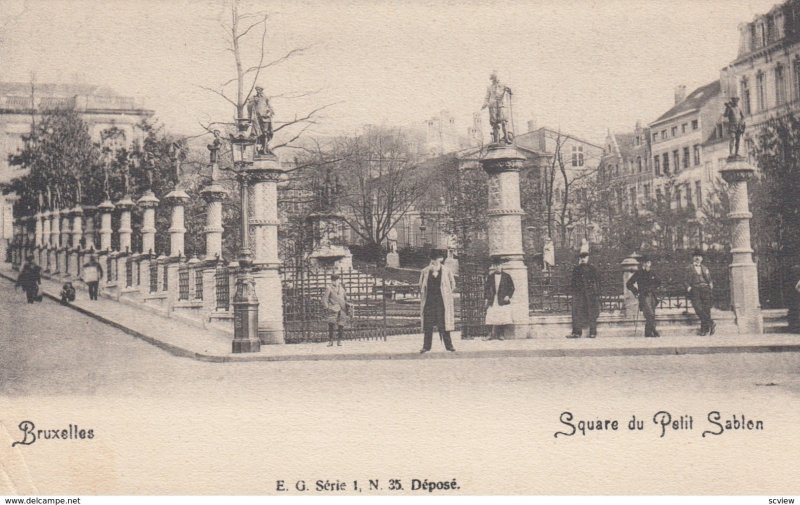 BRUXELLES , Belgium , 1901-07 ; Square du Petit Sablen