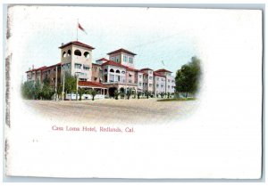 Casa Loma Hotel Building Exterior Scene Redlands California CA Vintage Postcard