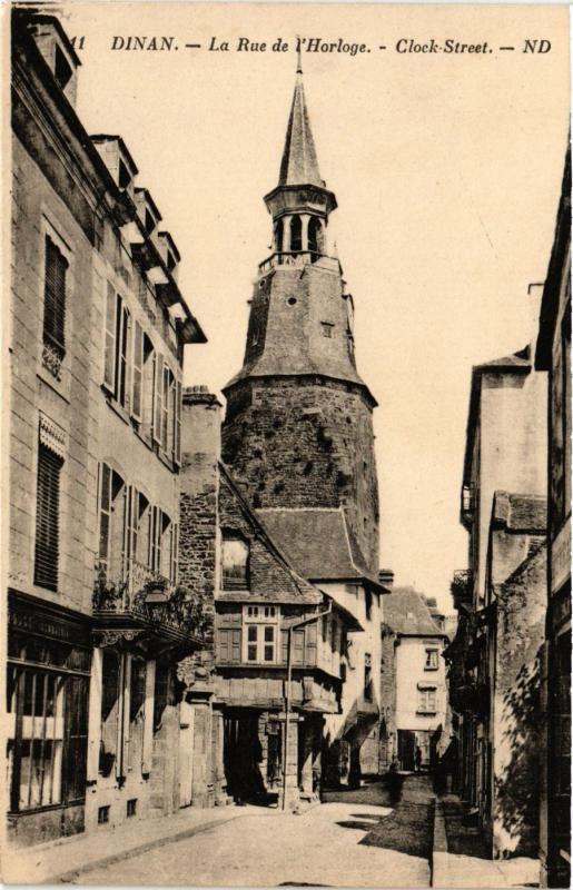 CPA DINAN - La Rue de l'Horloge (381491)