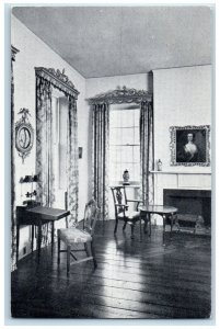 c1940 Morning Room Columbia County's House History Kinderhook New York Postcard