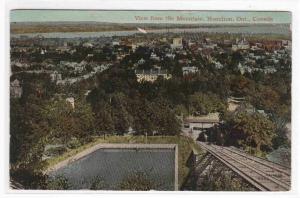 Panorama from Incline Hamilton Ontario Canada postcard