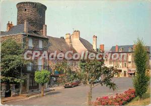 Postcard Modern Allassac (Correze) the beautiful tower standby shale on the p...