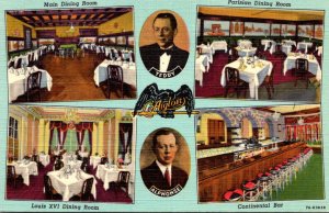 Illinois Chicago L'Aiglon Restaurant Main Dining Room Parisian & Louis X...