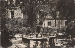 RPPC Postcard Puente Colonial Patio del Convento de Monica Puebla Mexico