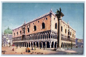 c1910 The Doge's Palace Venice Italy Unposted Oilette Tuck Art Postcard