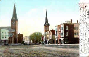 Maine Lewiston Hospital Square 1906