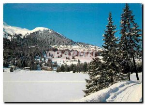 Postcard Modern Valbella Lenzerheide put Cresta Sartons