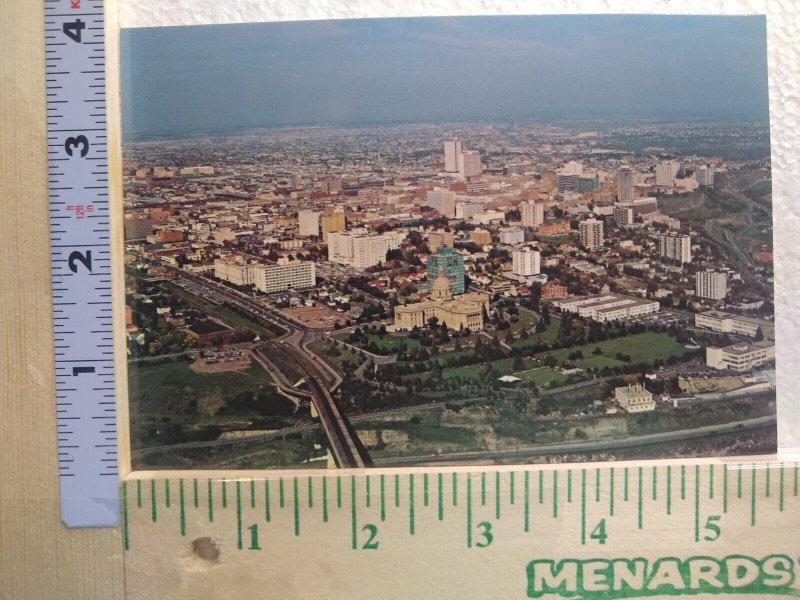 Postcard Aerial View of Edmonton, Canada 