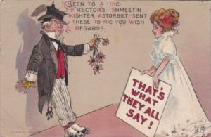 Romantic Couple Bride & Drunk Man