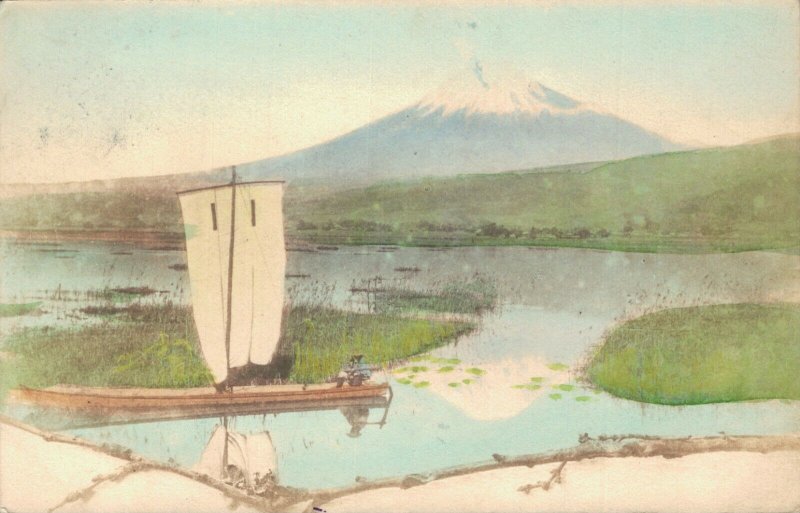 Japan Mount Fuji Hand Colored 03.87