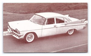 Postcard 1957 DODGE Custom Royal 4-Door Sedan Dealer Advertising Card