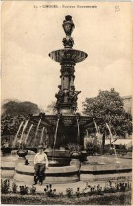 CPA LIMOGES - Fontaine Mon.ale (390802)