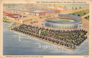 Great Lake Exposition showing Cleveland Stadium Cleveland, Ohio, OH, USA Stad...