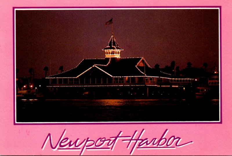 California Newport Harbor Balboa Pavilion At Night