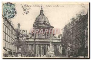 Paris - 5 - Church of the Sorbonne - Old Postcard