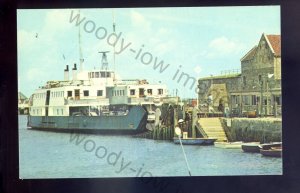 f2305 - British Rail Car Ferry - Farringford (Yarmouth /Lymington) - postcard