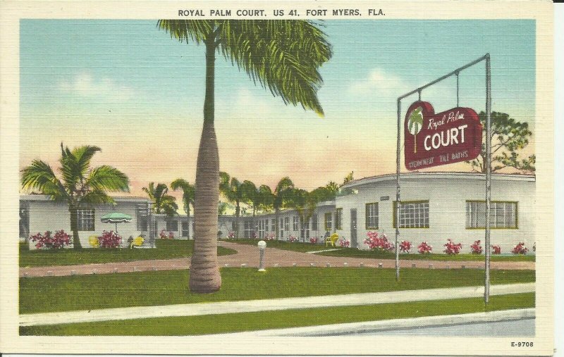 Fort Myers, Fla., US 41, Royal Palm Court