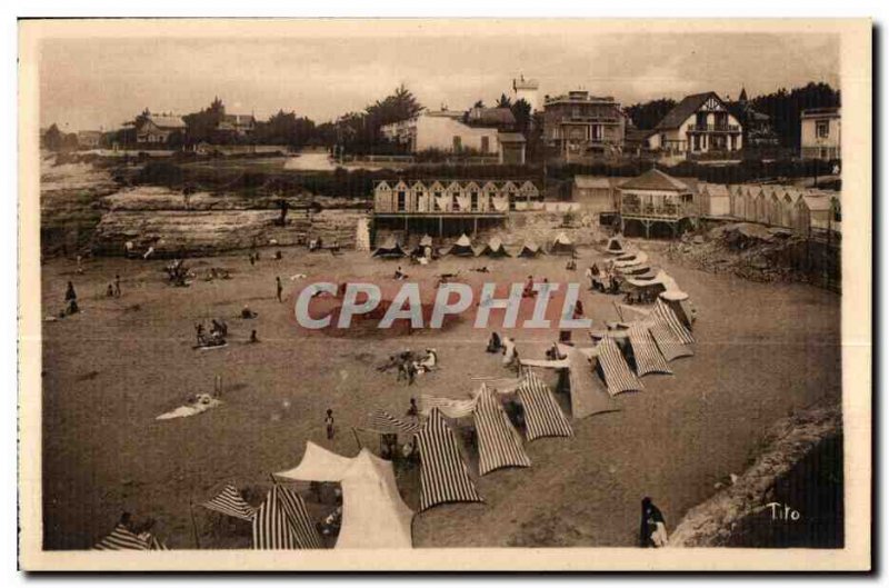 Old Postcard Royan La Conche of Chay set View