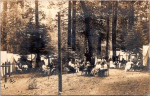 California Yosemite Camp Curry Circa 1910 Real Photo