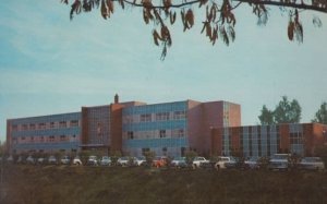 Mercy Hospital at Dusk Calafornia Postcard