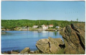 Shoreline Scene, Vintage 1983 Chrome Postcard