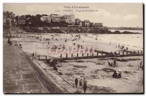 Old Postcard Parame Rochebonne Beach