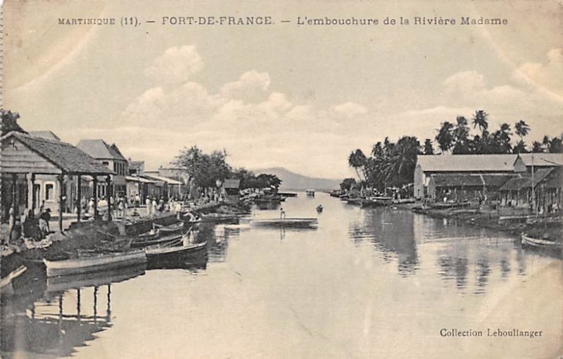 L'embouchure de la Riviere Madame Fort-de-France Martinique Unused 