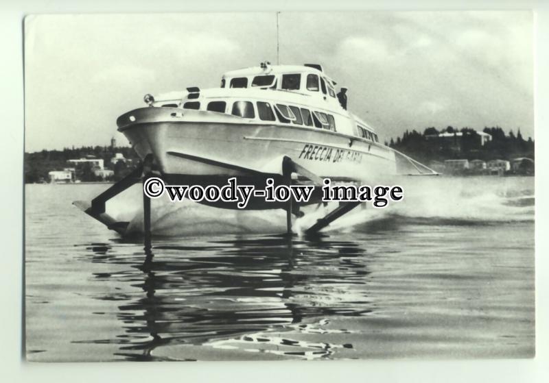 FE0446 - Italian Hydrofoil Ferry - Freccia Del Garda - postcard