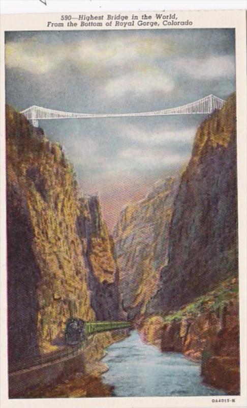 Colorado Royal Gorge Bridge Highest Bridge In The World