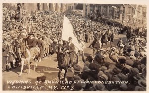 J66/ Louisville Kentucky RPPC Postcard c1929 American Legion Parade  126