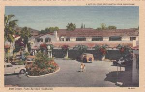 LP07  Palm Springs, California, CA, postcard, Post Office, 