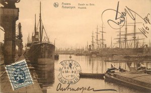 Belgium Antwerp Anvers harbour sailing vessels