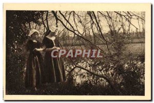 VINTAGE POSTCARD Joan of Arc Joan Of Good-byes And Da Mengette