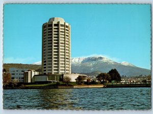 Hobart Tasmania Australia Postcard Wrest Point Hotel Casino Mt Wellington 1979